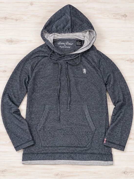 Lion’s Crest Tops - Lion’s Crest English Laundry Men’s Small Gray Lightweight Pullover Hoodie